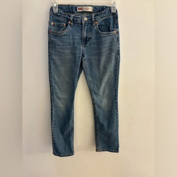LEVIS Slim Straight Jeans, Size 10 Kids, Regular length. Medium Blue. 2 Pairs! - Picture 5 of 8